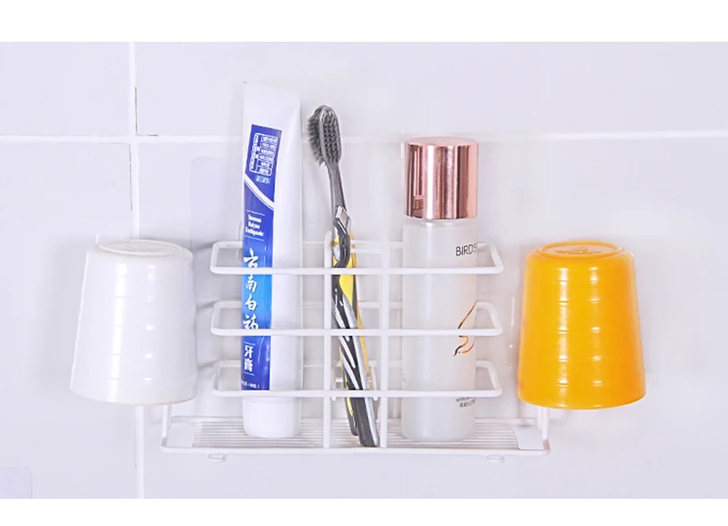 Настенная подставка для зубной щетки, зубной пасты, держатель для хранения зубной пасты, железный держатель для хранения зубной пасты, аксессуары для ванной комнаты