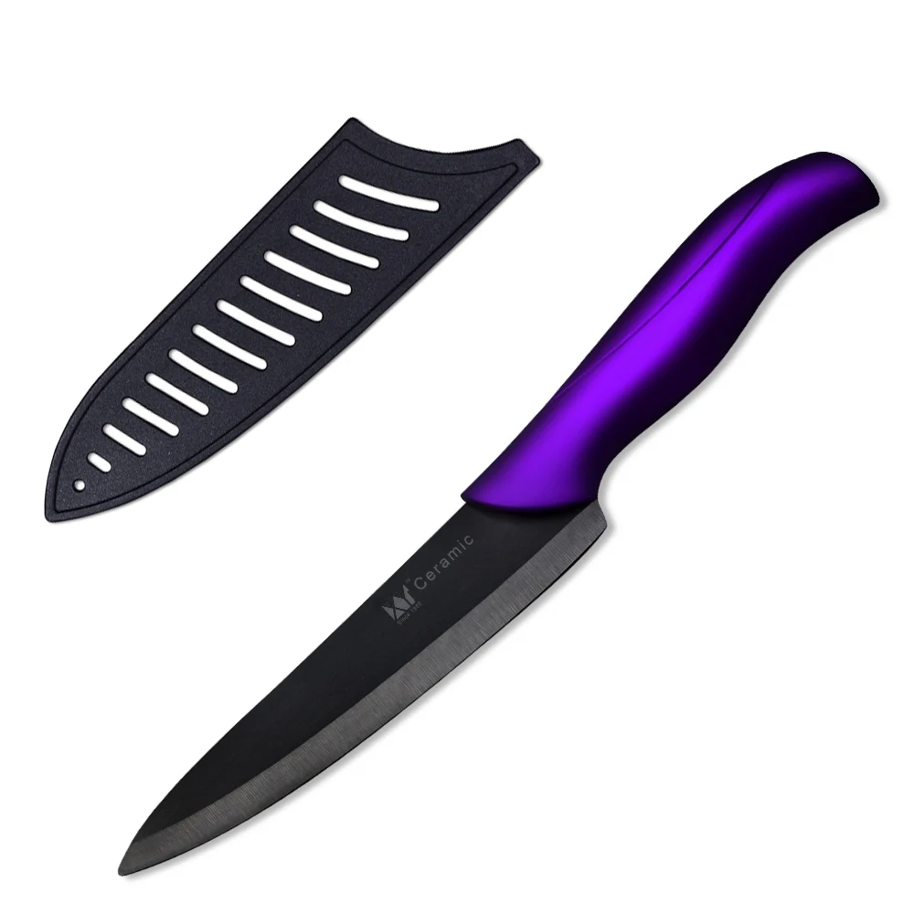 Get Purple Kitchen Accessories Aliexpress High Grade Ceramic Knife Xyj Brand Purple Kitchen 7 Inch Big Chef Abs Tpr Hanlde Blade Cooking Accessories