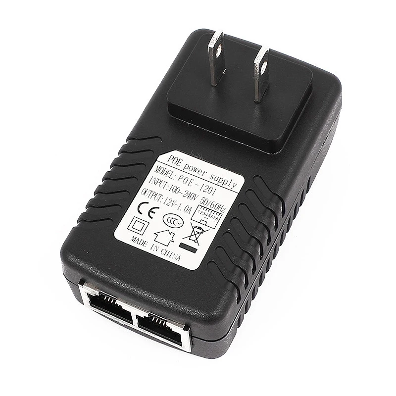 Dc48V 0.5A Poe инжектор Spliter для Cctv Ip камера сети Poe коммутатор Ethernet Poe адаптер Us Plug
