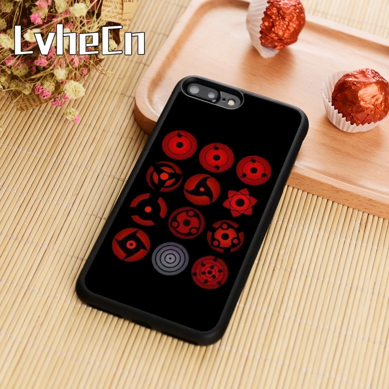 LvheCn sharingans eyes Наруто Чехол для телефона чехол iPhone 5 6 6s 7 8 plus 11 pro X XR XS max samsung S7 edge S8 S9 S10
