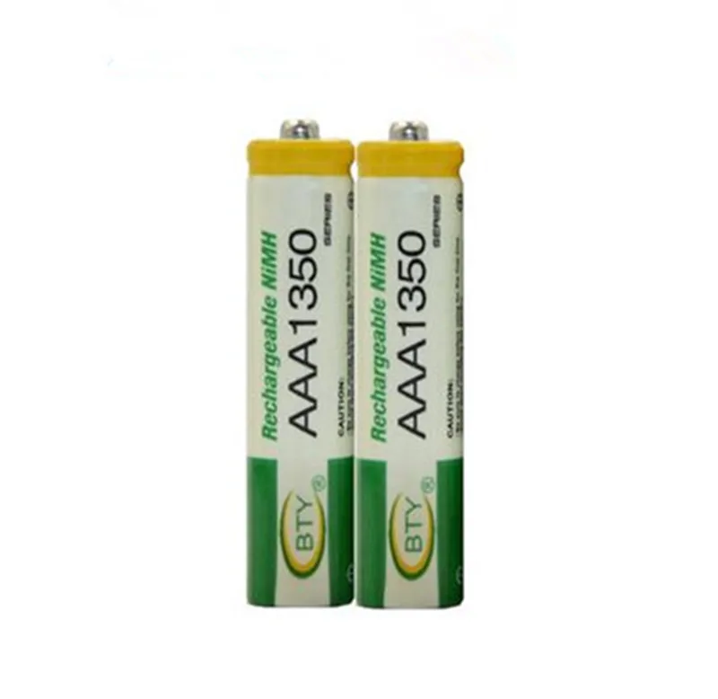 

FREE SHIPPING! BTY AAA 1350 Rechargeable Ni-MH Battery for LED Flashlight/Toy/PDA - B 2PCS/Lot 500MAH
