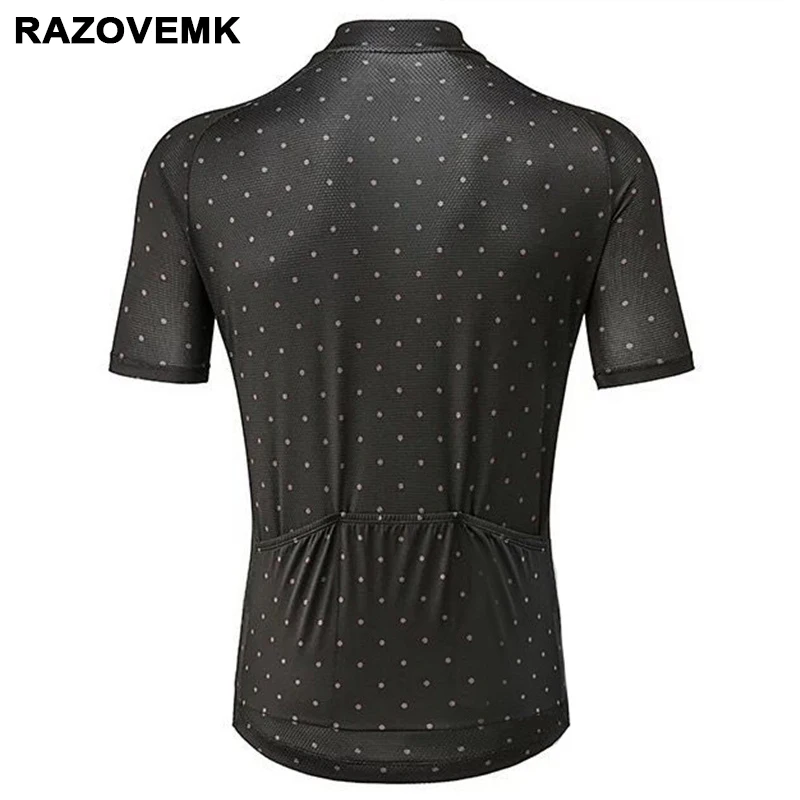 RAZOVEMK Велоспорт Джерси Лето Одежда для велоспорта Велосипедный Спорт рубашка с коротким Майо Ropa Ciclismo велокостюм из флиса