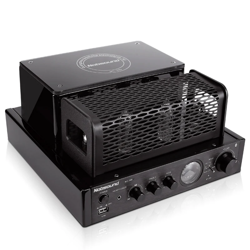 Беспроводной транзисторный усилитель 25 Вт + 6N2*2 6P1*2) Bluetooth / MP3 USB 3 0 Hifi|power amplifier|hifi power