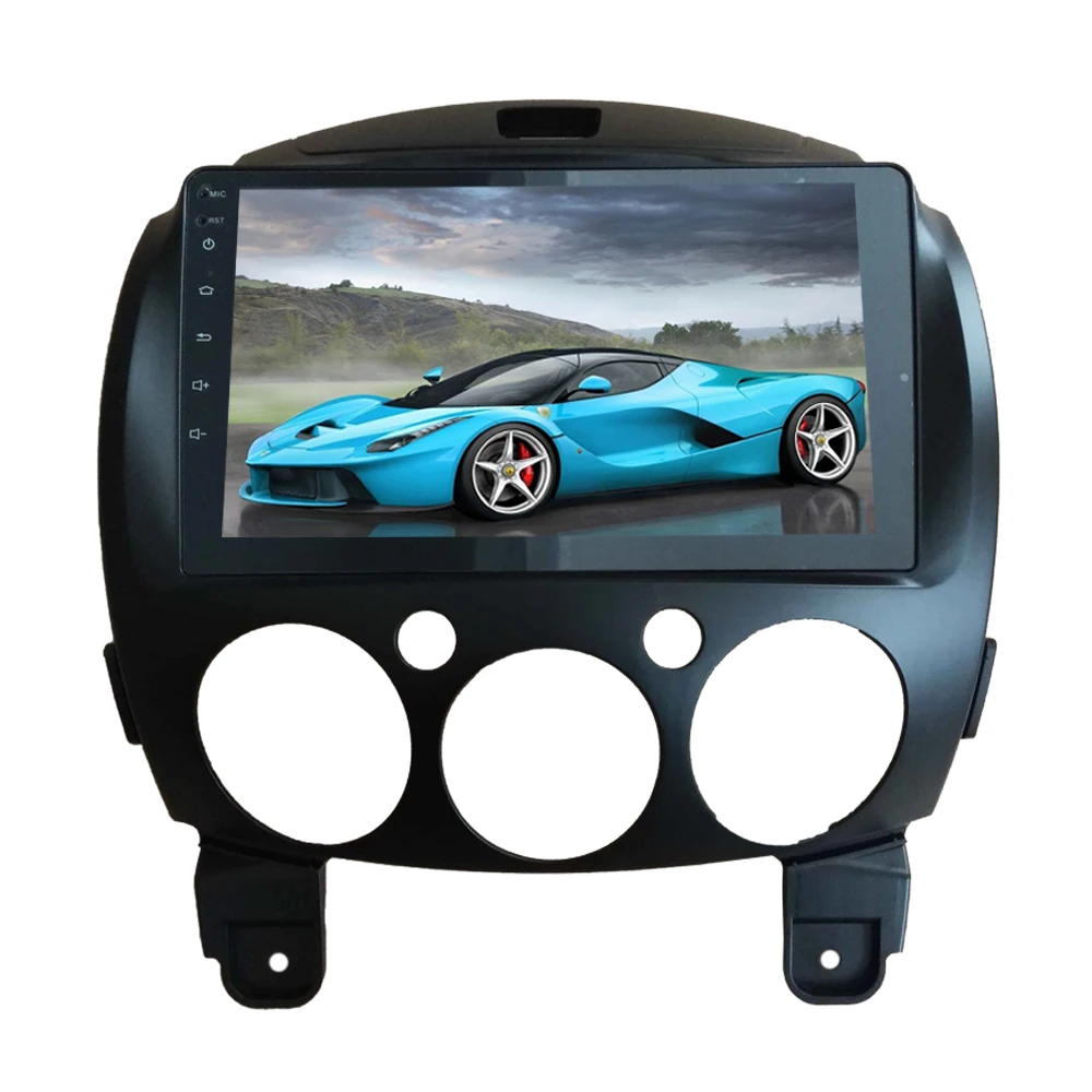 Best Sinosmart support BOSE Android 8.1IPS/QLED 2.5D screen car gps multimedia radio navigation player for 9 inch Mazda 2 2008-2013 1