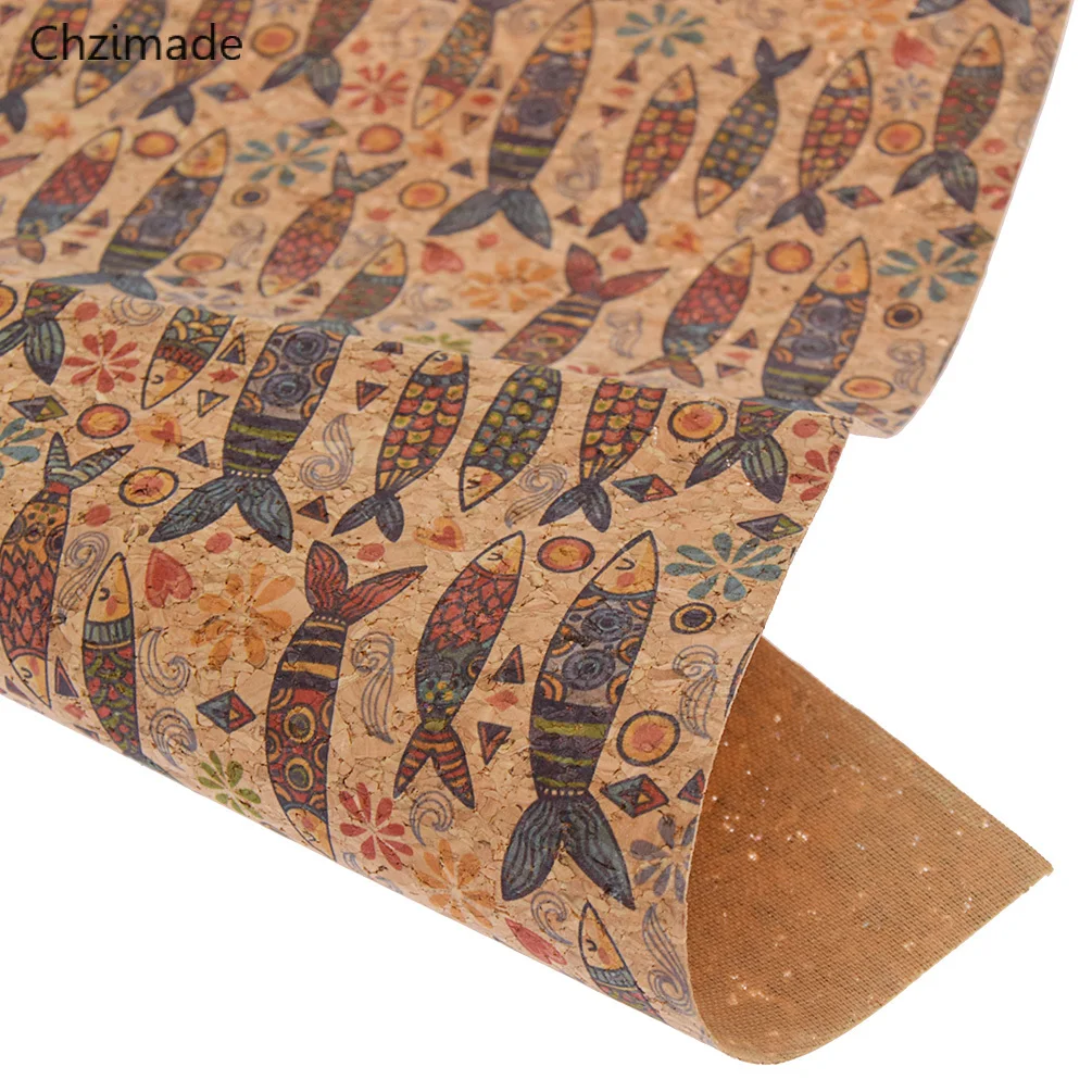 Chzimade 21x29 см A4 винтажная ткань с цветочным принтом лист мягкая пробковая Ткань для шитья одежды материалы для одежды - Цвет: 04
