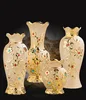Europe Gold Ceramic Vase Home Decor Creative Design Porcelain Decorative Flower Vase For Wedding Decoration 4