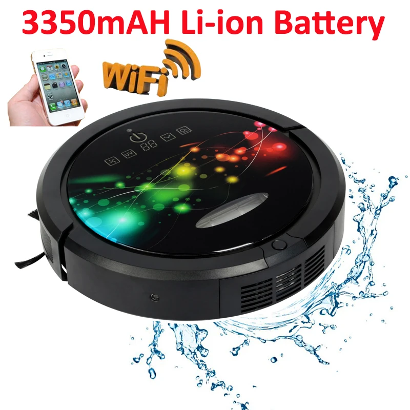 Newest Coming WIFI font b Smartphone b font APP Control Multifunction Robotic Vacuum Cleaner For Home