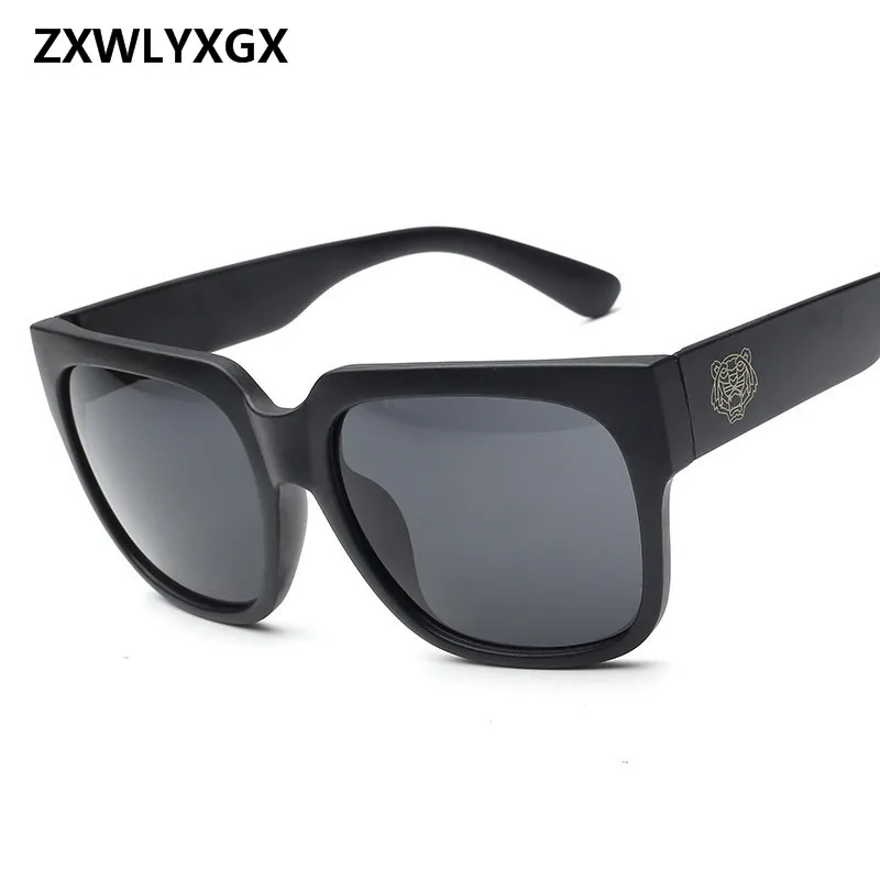 Neu Mode Erwachsene Männer Goggle Koreanische Ausgabe Berühmte Tiger Kopf Große Linse Sonnenbrille Frauen Männer_voghion.com