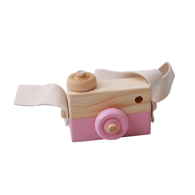 Милые Nordic висит деревянная камера игрушка 10*8*5,5 см декор комнаты предметы мебели детские подарки на день рождения деревянные игрушки для