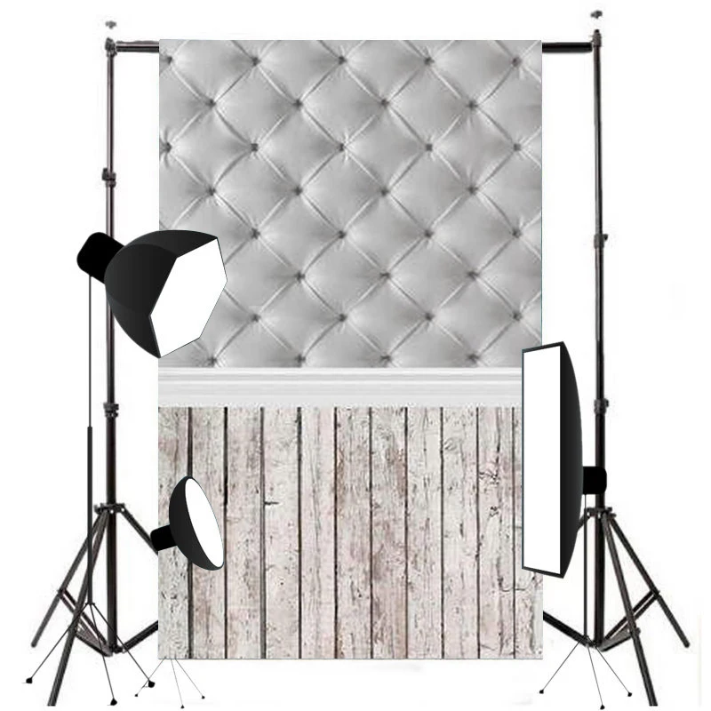 

Mayitr 1pc New Floor Wall Background Cloth 3x5ft Wood Photography Backdrop Photo Studio Prop