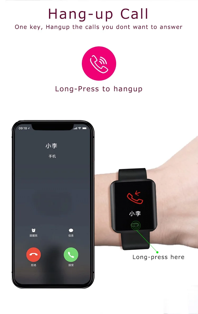 Bluetooth Smart Watch Men Sports Color Screen Waterproof Heart Rate Stainless Steel Digital Smart Watch Women relogio reloj 2019 (8)