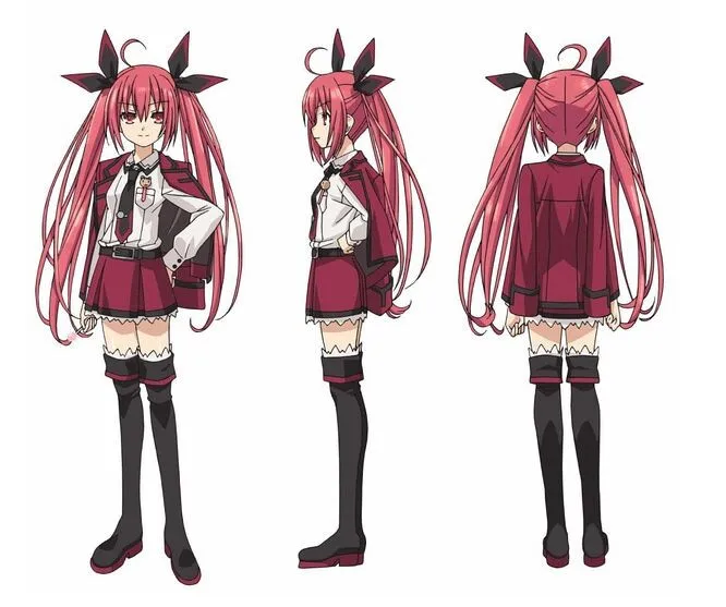 

New Date A Live Itsuka Kotori Cosplay Costume Uniform Outfit + Stocking Halloween Costumes for Women Custom Any Size