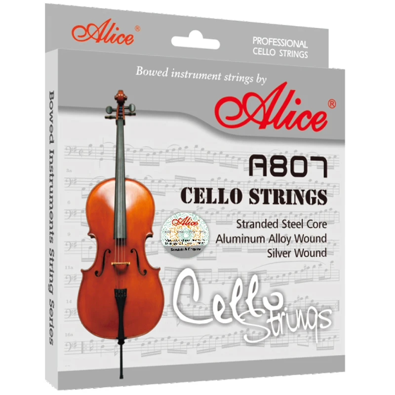 1 Set Original Alice Professional Cello Strings Stranded Steel Core