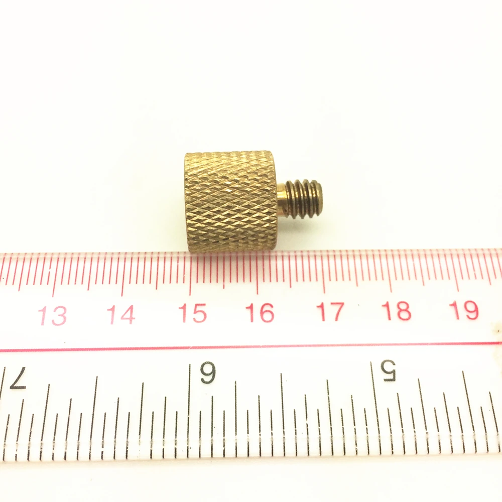 3/8 &quotЖенский на 1/4&quot Мужской штатив резьба редуктор винт адаптер Латунь Медь для