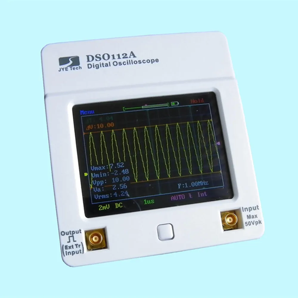 Osciloscopio DSO 112A TFT Touch Screen Tragbare Mini Digital Oszilloskop USB Interface 2MHz 5Msps oscyloskopy osciloscop Osciloscopio DSO 112A TFT Touch Screen Tragbare Mini Digital Oszilloskop USB Interface 2MHz 5Msps oscyloskopy osciloscop