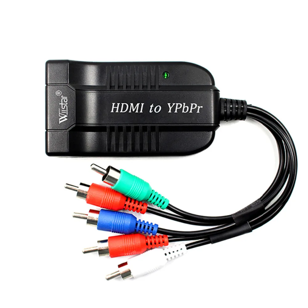 

Wiistar HDMI to YPBPR converter HDMI to Male 5RCA RGB YPbPr Video Converter for HDTV Monitor New Arrival