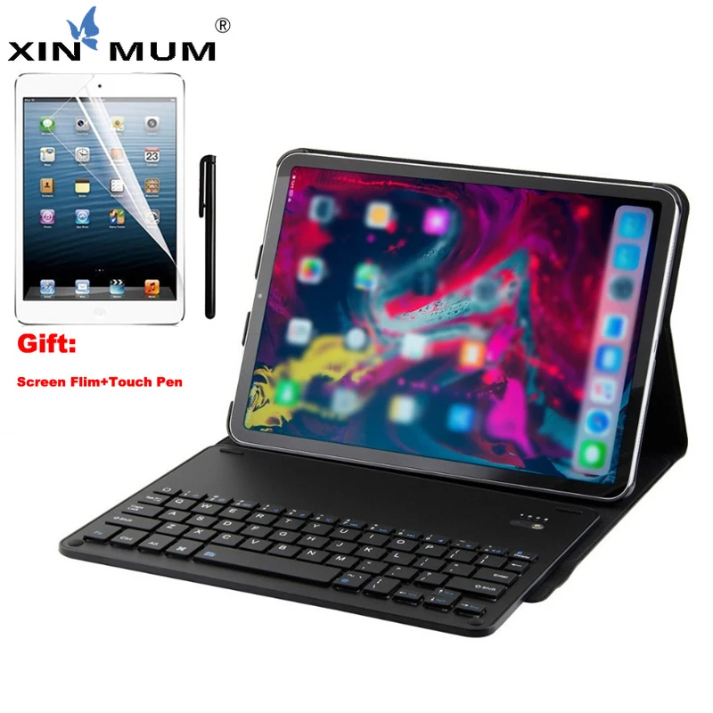 

XIN-MUM Wireless Keyboard Case For iPad Pro 11 inch Bluetooth Keyboard Detachable Aluminium Case Cover Drop Resistance