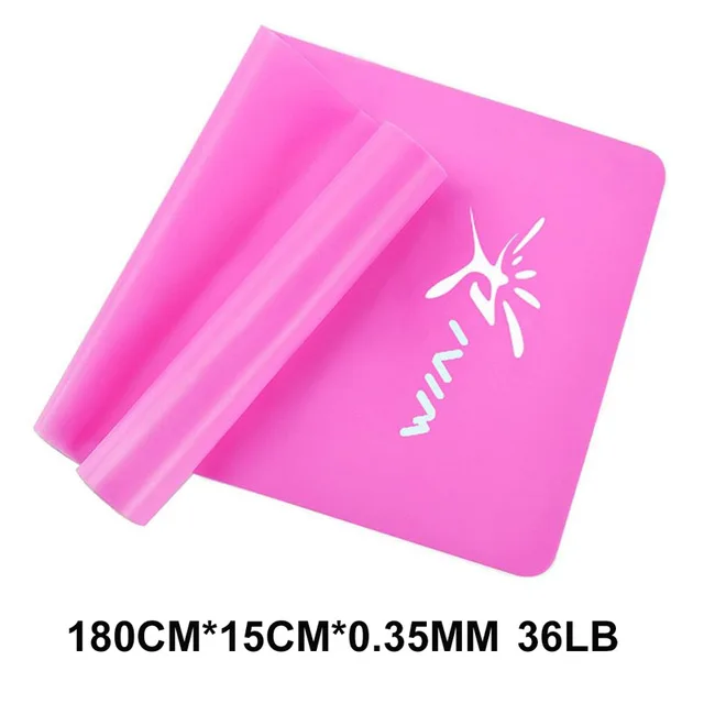 1.8m Rubber resistance bands Latex loop elastic band for Yoga fitness equipment Pilates Training Stretched Crossfit fitness gum