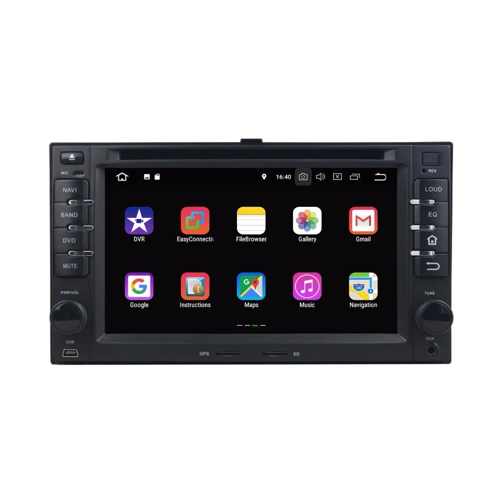 Excellent 2GB RAM Quad core 6.2" Android 8.1 Car DVD Player for Kia Cerato Sportage Ceed Sorento Spectra Optima Rondo Rio Sedona Carens 1