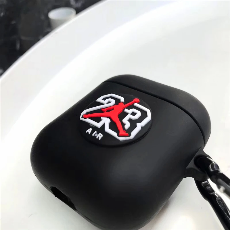 Новый Jordan 23 шаблон Airpods чехол для Apple AirPods1/2 все включено беспроводной наушник