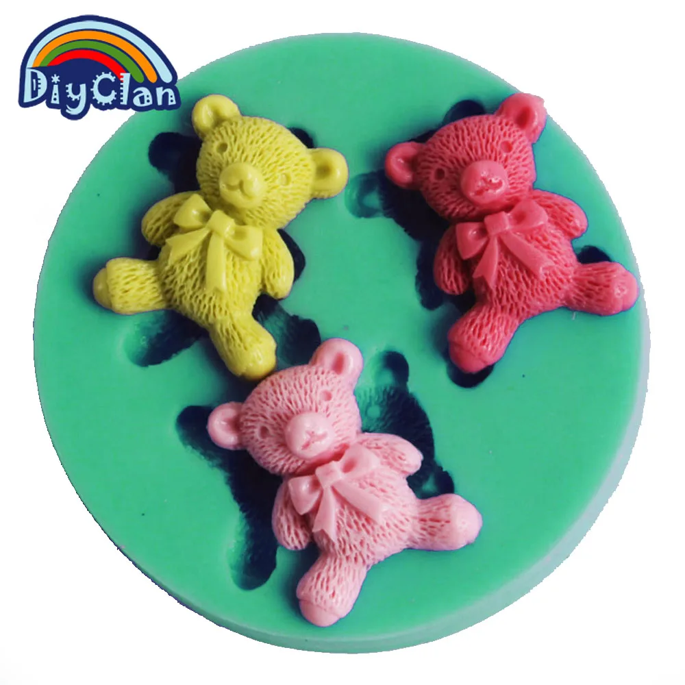 Силиконовые формы Медведь для украшения торта пищевой силикон|mold for|silicone moldsilicone