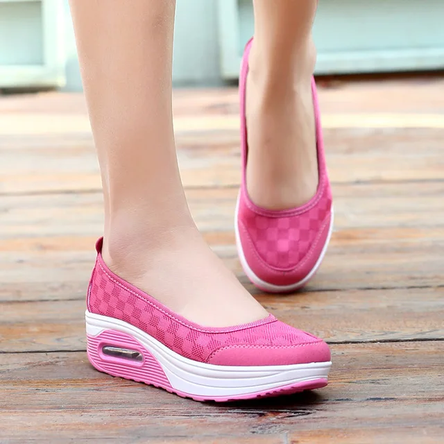 mesh breathable women casual shoes 