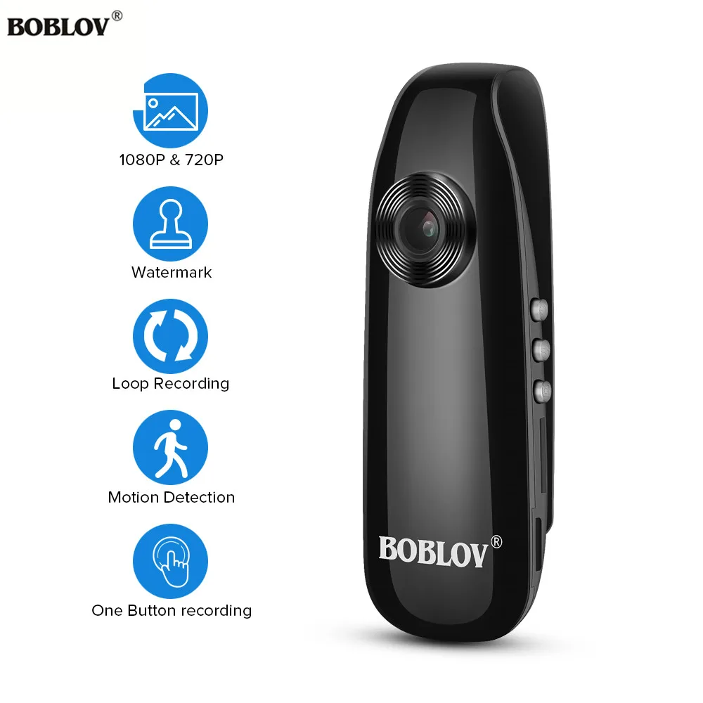 BOBLOV 1080P Full HD Mini Camera Digital Video Recorder Police Body