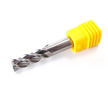 

Augusttools Aluminum Milling Cutter Carbide End Mill HRC55 3 Flute 1mm 2mm 3mm 4mm Milling Tools For Aluminum Copper Processing