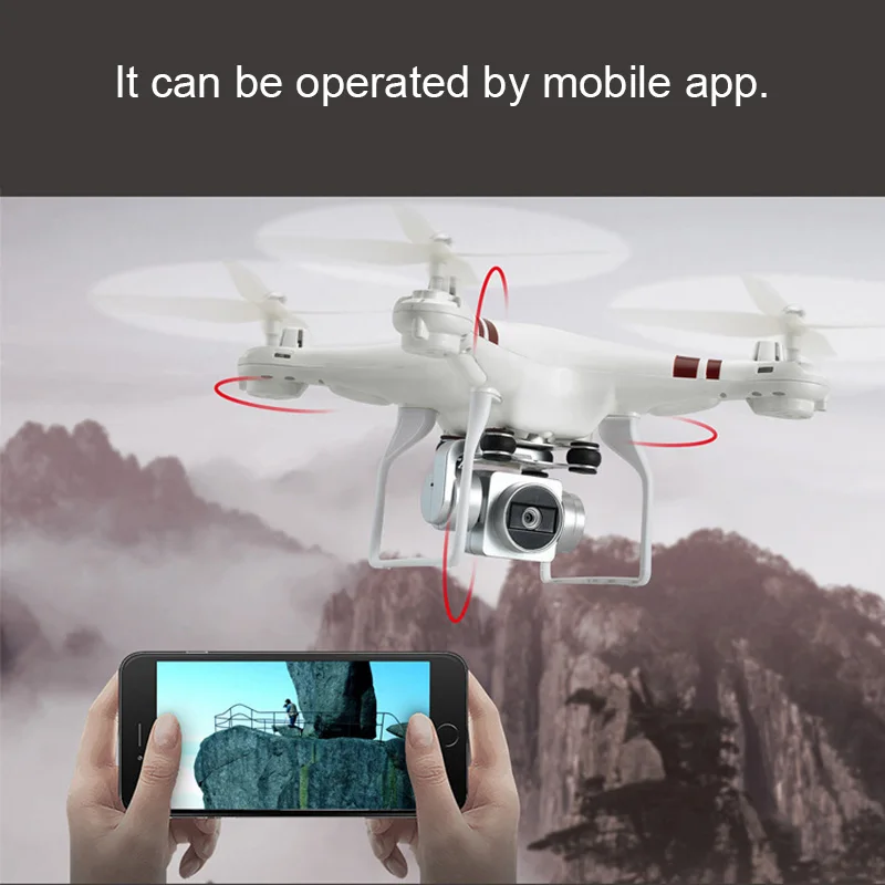 

2018 New Mini Quadcopter Headless Drone Remote Control Real Time Transmission Outdoor Toy Drone