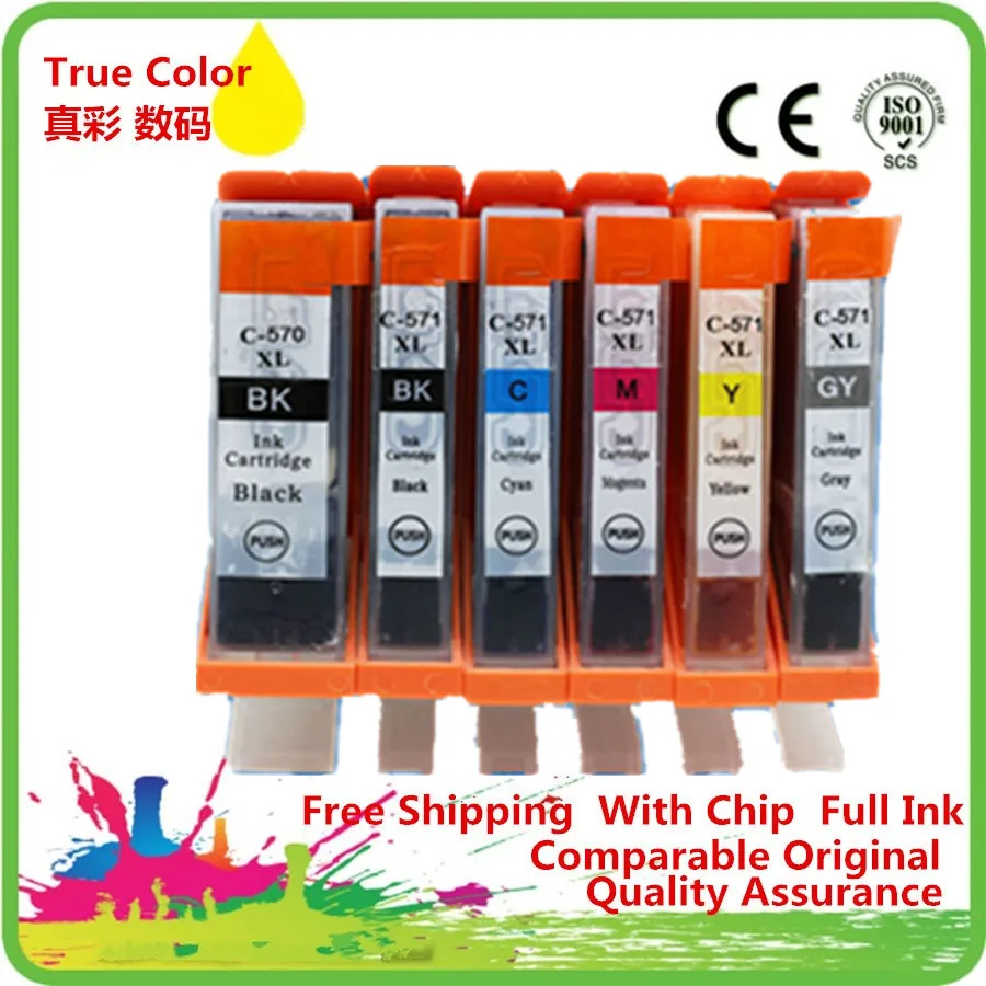 PGI 570 PGI570 570XL чернильный картридж для замены Canon 570BK MG 7751 7750 7752|ink cartridge|pgi 570replacement