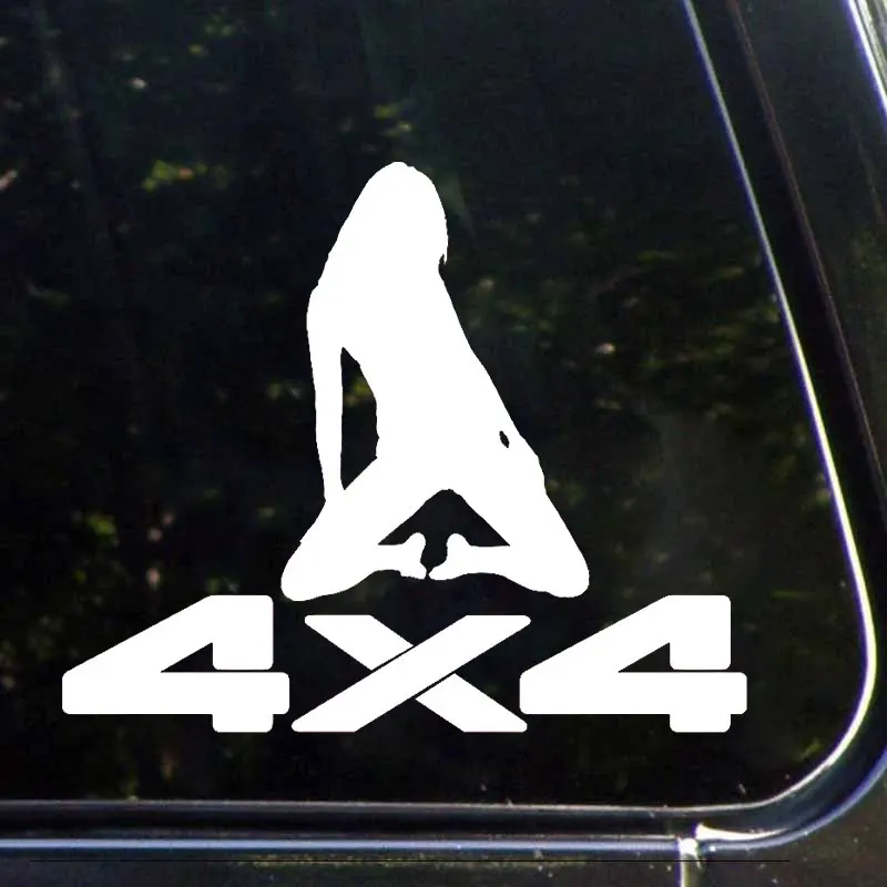 

Stylish girl 4x4 car sticker tuning Beauty decoration vinyl Waterproof diy Funny Creative automobiles products diy decal styling