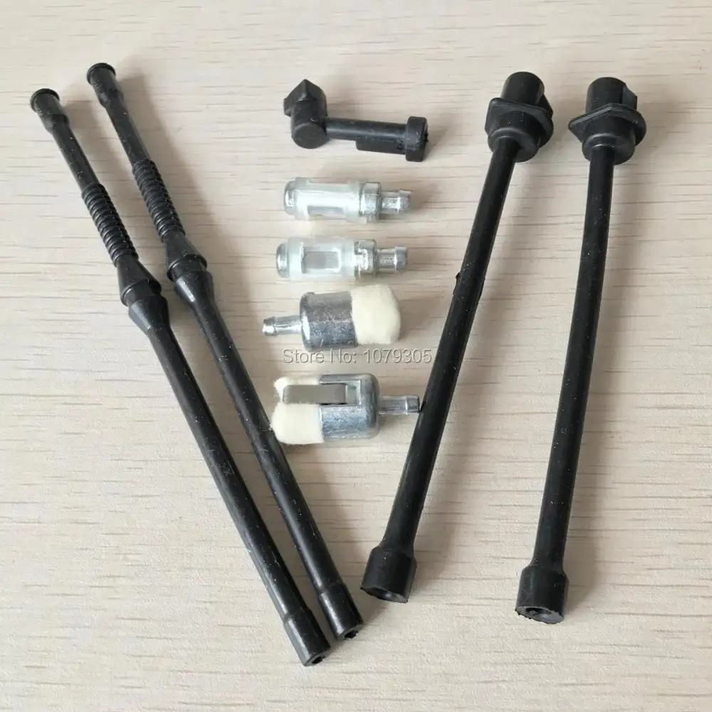 

Chainsaw Fuel Pipe Oil Pipe Fuel Filter Oil Filter to Fit 52cc 58cc chainsaw spare parts