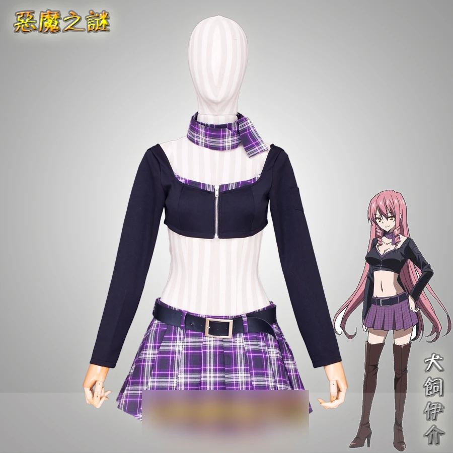 Anime Akuma no Riddle INUKAI ISUKE Sexy Jurk Cosplay Kostuum Party Lolita Jurk Halloween Kostuum voor vrouwen Gratis verzending Anime Akuma no Riddle INUKAI ISUKE Sexy Jurk Cosplay Kostuum Party Lolita Jurk Halloween Kostuum voor vrouwen Gratis verzending