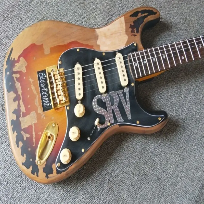 

2018 custom shop KPOLE limited edition Masterbuilt stevie ray vaughan tribute electric guitar free shipping