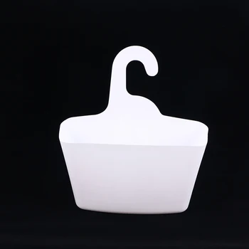 

2 Pcs Wall Hanging Organizer Plastic Wall-mounted No Drilling Multi-Purpose Gadget Holders Storage Basket Hook Cabinets