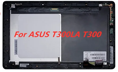 ЖК-дисплей панель экран монитор Сенсорный экран дигитайзер стекло в сборе с рамкой для Asus трансформатор Книга T300 T300L T300LA