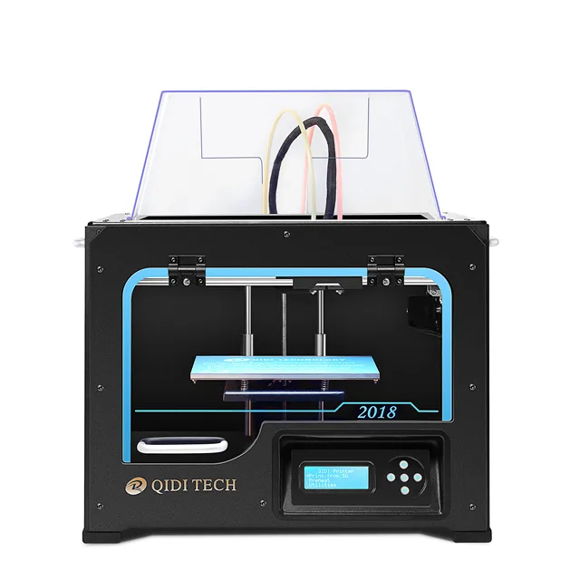 Best Price QIDI TECH I Dual Extruder Desktop 3D Printer QIDI TECH I Fully Metal Frame Structure  with2 Free Filaments ABS and PLA