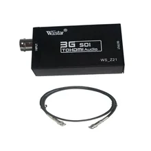 Wiistar HD 1080P 3G sdi to hdmi Converter bnc cable Support HD SDI 3G SDI Signals