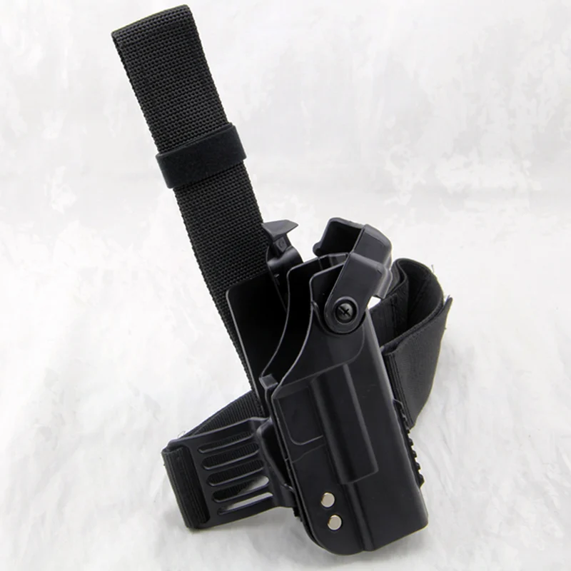 Тактический пистолет кобура для Glock Военная Униформа падения нога Airsoft Охота Стрельба roto рукой пистолет кобура BK/TAN for g17 G19 G22