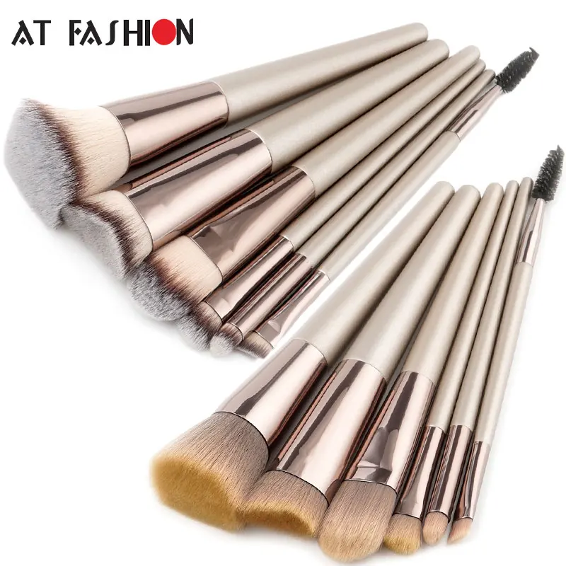 

6pcs/set Powder Foundation Makeup Brushes Set Pro Eye Shadow Eyebrow Blush Contour Lip Brushing Brush Cosmetic Makeup Tools Kit