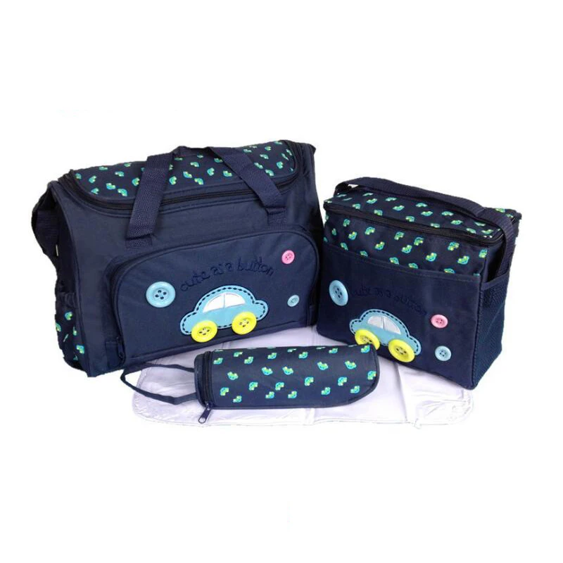 

New baby shoulder bag suitable for mother out bag baby bottle bag Mummy cart pregnant women diaper bag 4 piece set waterproof ba