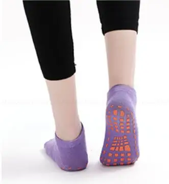 Спортивные носки для мальчиков и девочек Нескользящие носки для йоги Детские хлопковые носки для занятий пилатесом и балетом для мальчиков и девочек носки с батутом