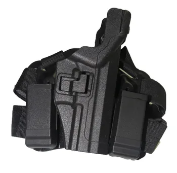 

Adjustable Tactical Hunt Level 3 Holster HK USP Leg Airsoft Pistol Holster Black Thigh Holsters W/ Panel Mag Pouch Accessories