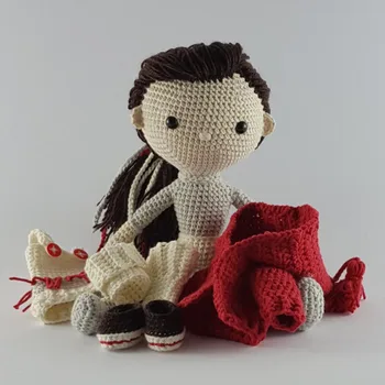 

crochet toys amigurumi doll girl model number XH0412025
