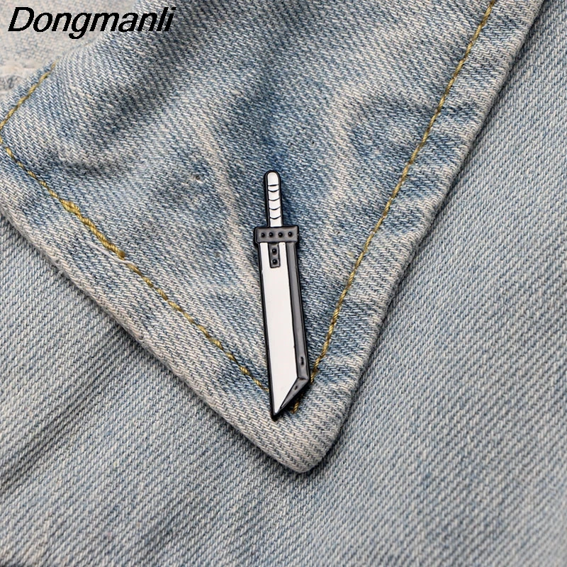 

DMLSKY Cartoon Enamel Pin Metal Brooch for Clothes bags backpack badges Women and Men Cool Brooch collar pin M2519