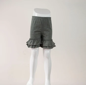 

Top Selling Summer Kids Clothes baby ruffle shorts Cotton girls icing shorts double ruffle children wear