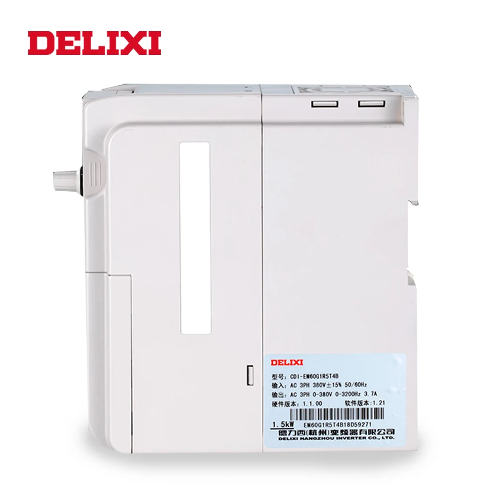 DELIXI AC 380v 2.2KW трехфазный частотный инвертор vfd диски для мотора Скорость Управление 50/60HZ преобразователь постоянного тока