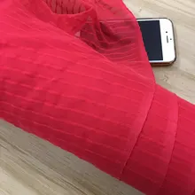 Шелк ткань шифон цвет: красный, ширина: 112 см, толщина: 10 мм, распродаем Модели 3M, мягкий, кареточная ткань х/б