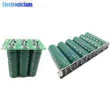 16 в 16.6F супер конденсатор автомобильный выпрямитель 6 шт. 2,7 в 100F двухрядный/Sigle Row Ultracapacitor с защитной платой модуль