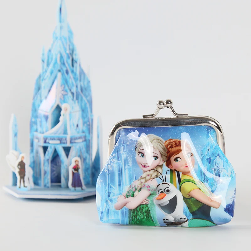 1 шт. мини-Кошельки для монет disney Frozen, кошелек для детей, Детский кошелек, подарки на день рождения, подарки для девочек, индивидуальный подарок